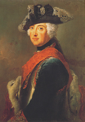 Ölgemälde 1745 - Friedrich der Große