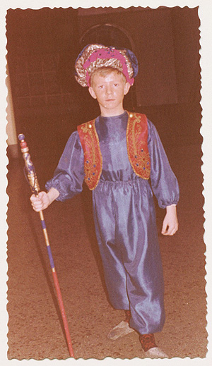 Kinderschauspieler der Schulaufführung "Der kleine Muck" an der Wilhelm-Hauff-Grundschule 1968